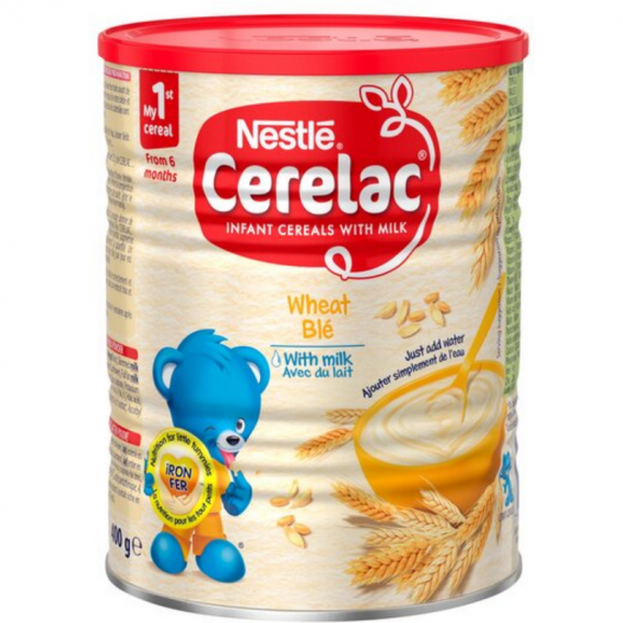 Nestle Cerelac 6 Months Wheat&Milk Cereal 400gr