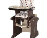 HOMCOM 3 in 1 Convertible Baby High Chair Booster Seat Desk and Chair Dinning Feeding Chair Table Set | Aosom Ireland